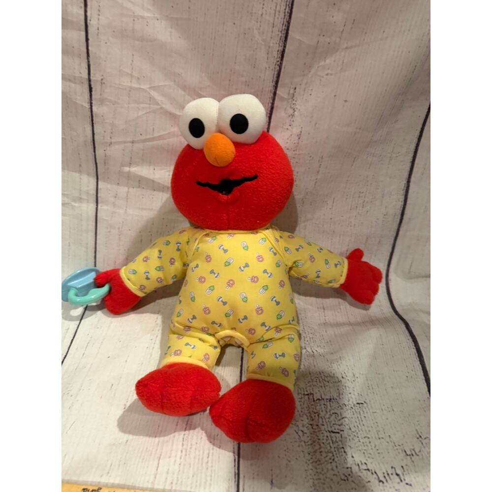 Vintage Sesame Street Sing and Hum Baby Elmo Plush Toy 2005